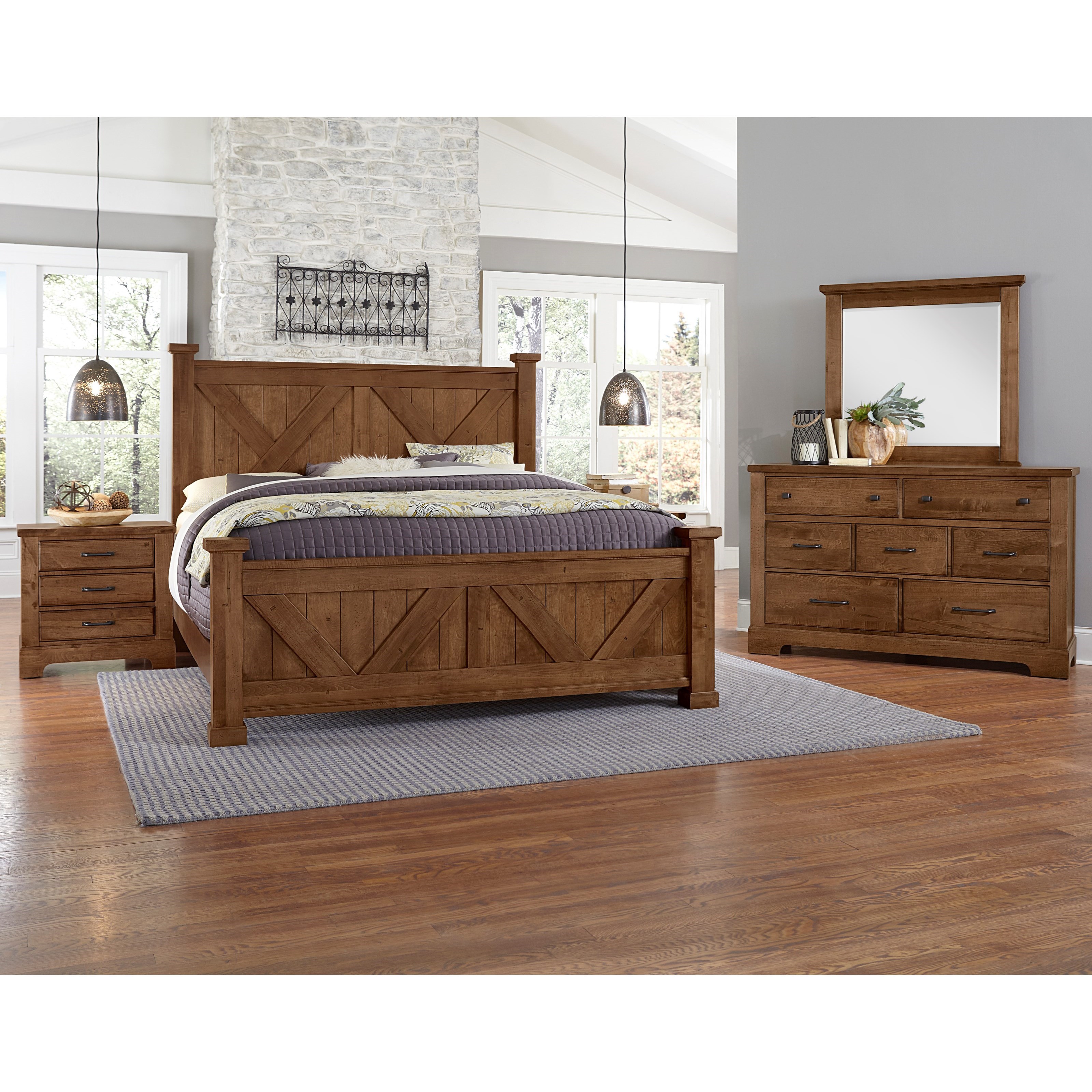 Artisan & Post Cool Rustic 174 Queen Bedroom Group 1 Queen Bedroom